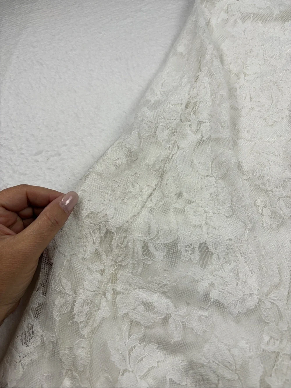 Astr‎ The Label | Off White | Lace MIDI  Skirt